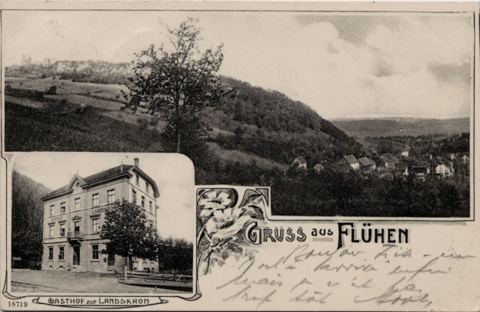 Vorschau: B - 155, Flüh mit Rest.Landskron 1905