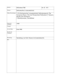 Vorschau: K - 453, Hofstetterlied, Leimentalerlied 1998