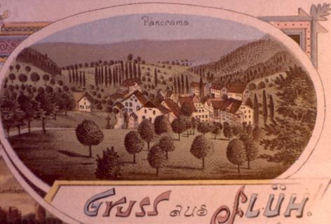 Vorschau: B - 137, Flüh, Postkarte um 1900