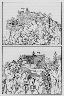 Vorschau: K - 13 Sternenberg, Federzeichnung 1852