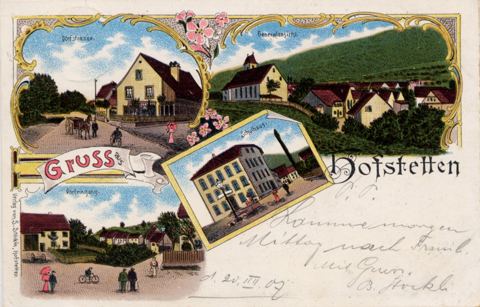 Vorschau: B - 050, Hofstetten vor 1907