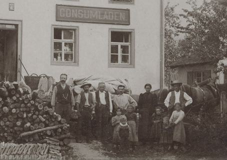 Vorschau: C1 - 16 B, Flühstrasse 17 um 1900, Ausschnitt