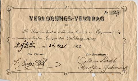 Vorschau: O - 02, Verlobungsvertrag