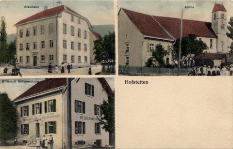 Vorschau: B - 051, Hofstetten, Mehrfachpostkarte 1912 A