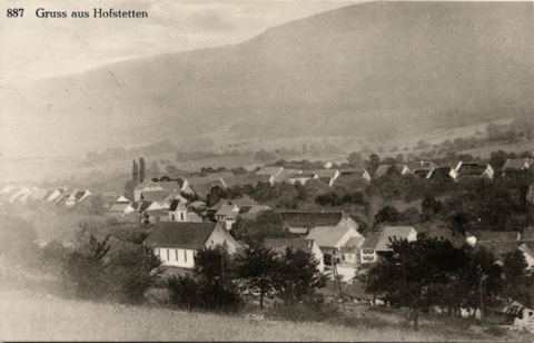 Vorschau: B - 054, Hofstetten, Postkarte 1914