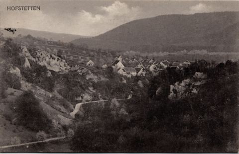 Vorschau: B - 058, Hofstetten vor 1911 von Norden