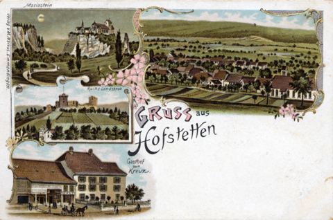 Vorschau: B - 025, Mehrfachpostkarte Hofstetten 1898