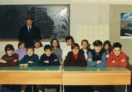 Vorschau: K - 236, Schuldoto Oberschule Hofstetten ca. 1970