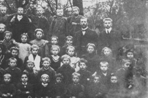 Vorschau: K - 225, Schulfoto, um 1900