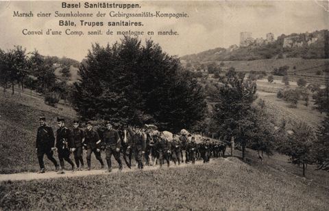 Vorschau: A - 27 A, Steinrain und Landskron mit Sanitätskolonne, 1914-18
