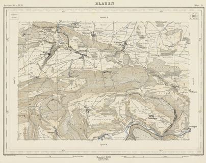 Vorschau: O - 14, Siegfriedatlas 1877 A