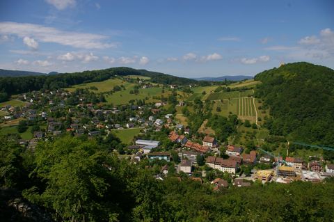 Vorschau: B - 191,  Flüh und Reben Blick vom Chöpfli