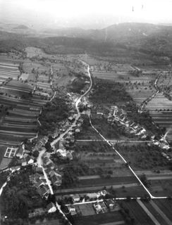 Vorschau: B - 020 Flugaufnahme Hofstetten 1949