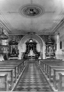 Vorschau: C1 - 405,  Kirche,  Inneres vor 1960