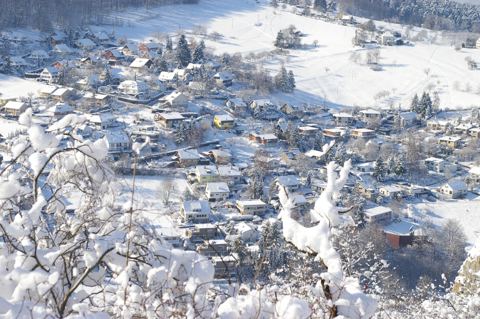 Vorschau: B - 194, Flüh Blick vom Chöpfli im WInter