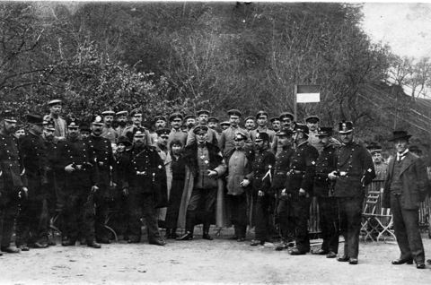 KW - 01, Soldaten ander Grenze bei Flüh 1916.JPG