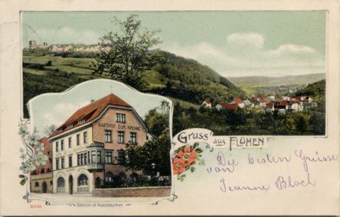 Vorschau: B - 128, Flüh mit Rest. Krone 1907